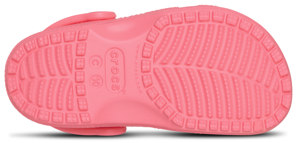 Crocs Classic Clogs - Girls' Toddler — Guava — view 4