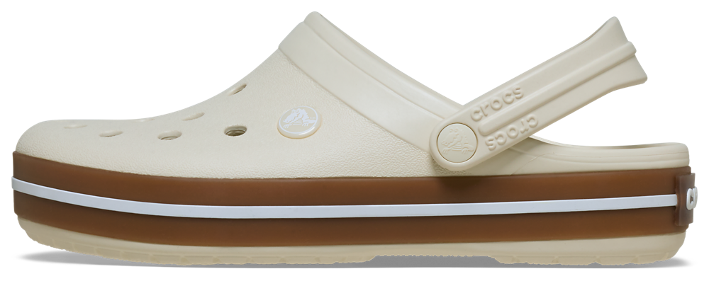 Crocs Crocband Gum Clog - Men's — Summit White — view 2