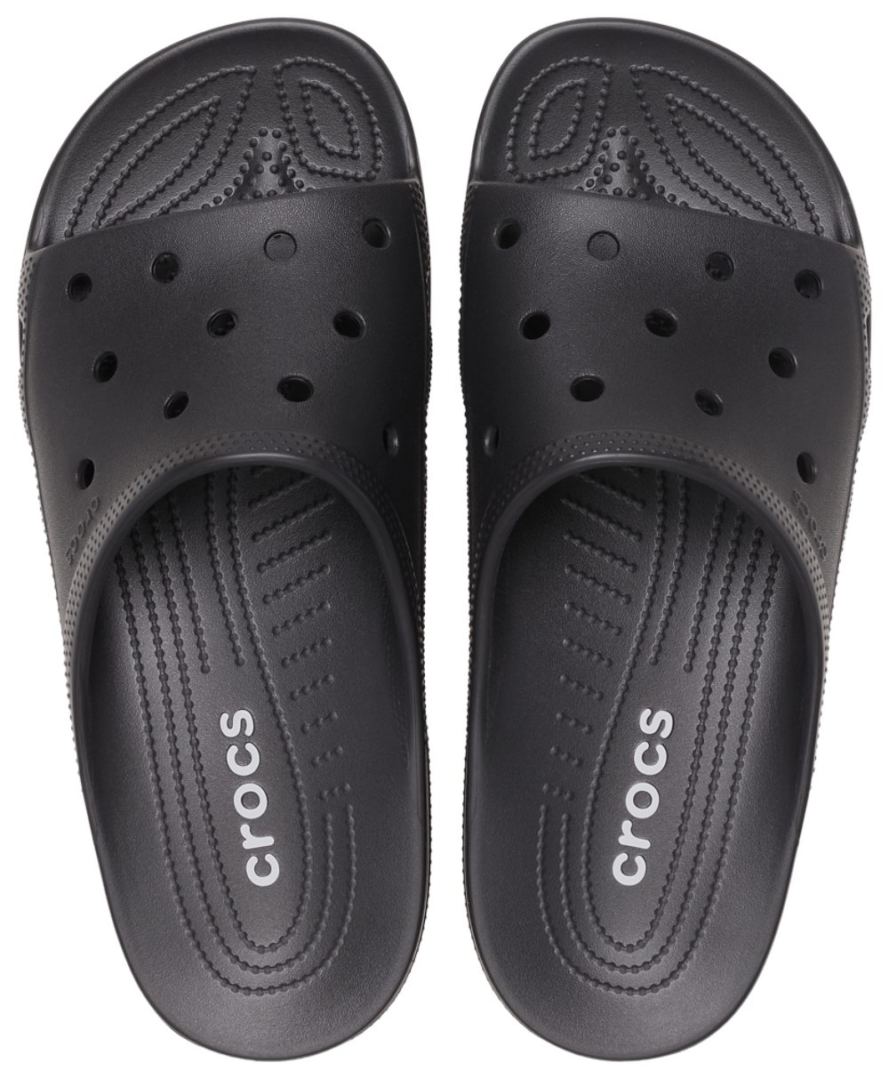Crocs Saturday Slide - Men's — Black/Black — view 4
