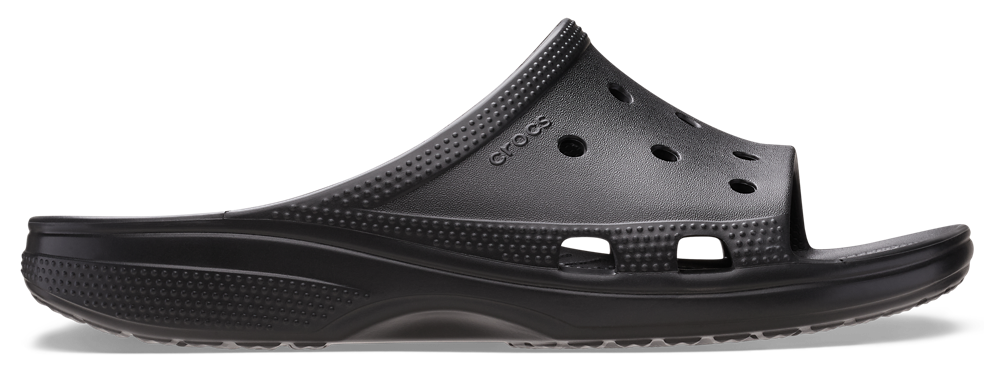 Crocs Saturday Slide - Men's — Black/Black — view 7