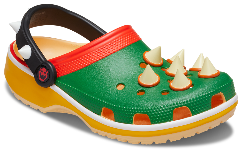 Crocs Bowser Classic Clogs - Men's — Multi/Green — view 6