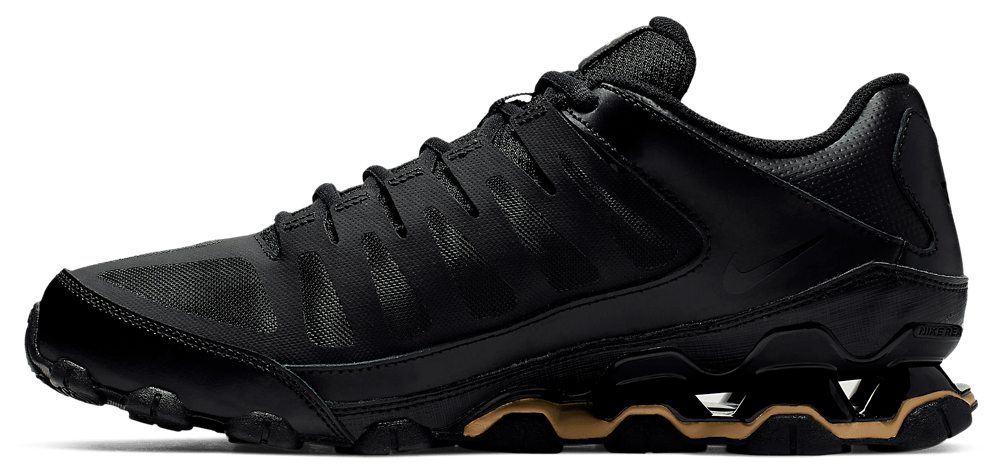 Nike REAX 8 TR Mesh - Men's — Black/Mtlc Gold/Black — view 2