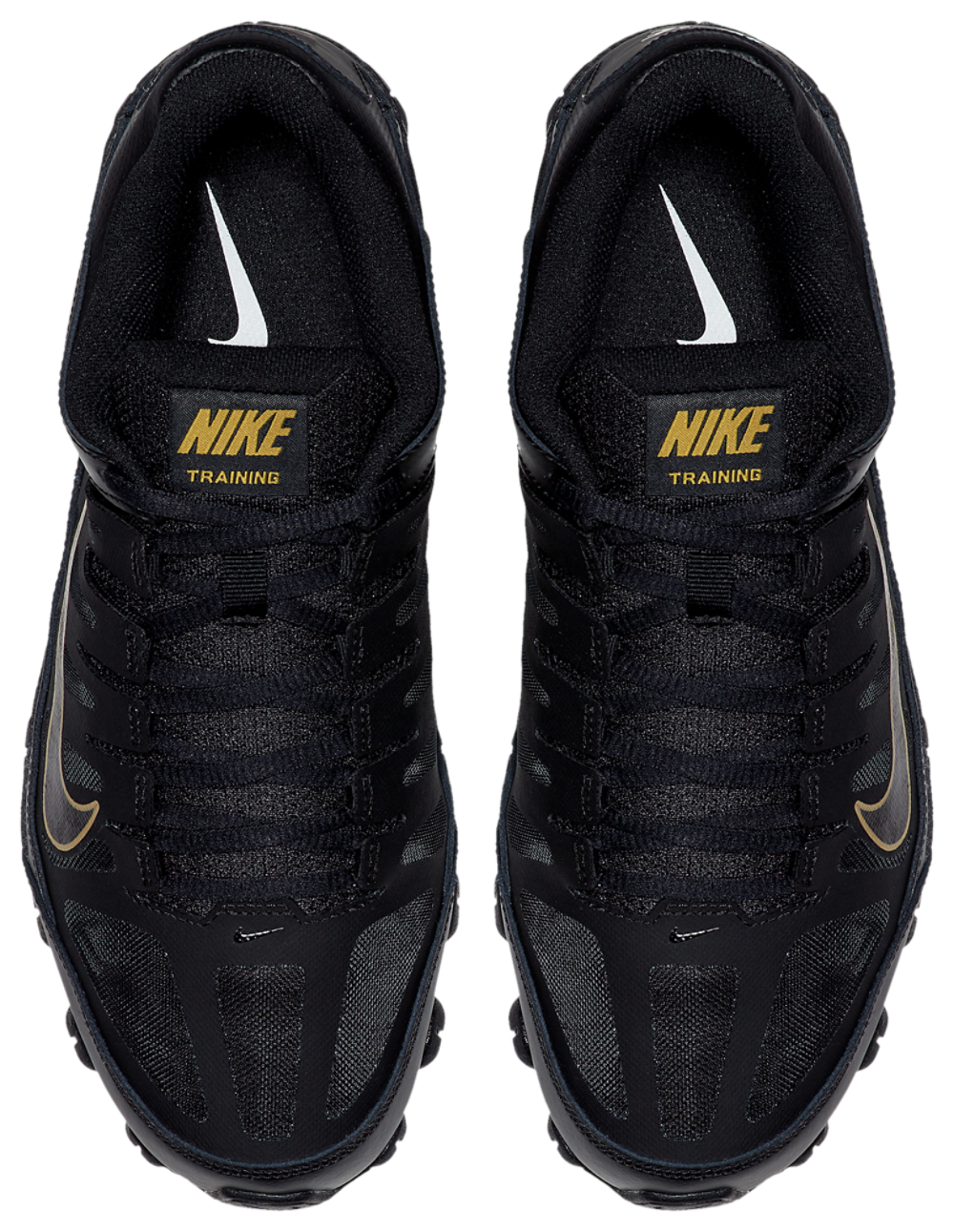 Nike REAX 8 TR Mesh - Men's — Black/Mtlc Gold/Black — view 4