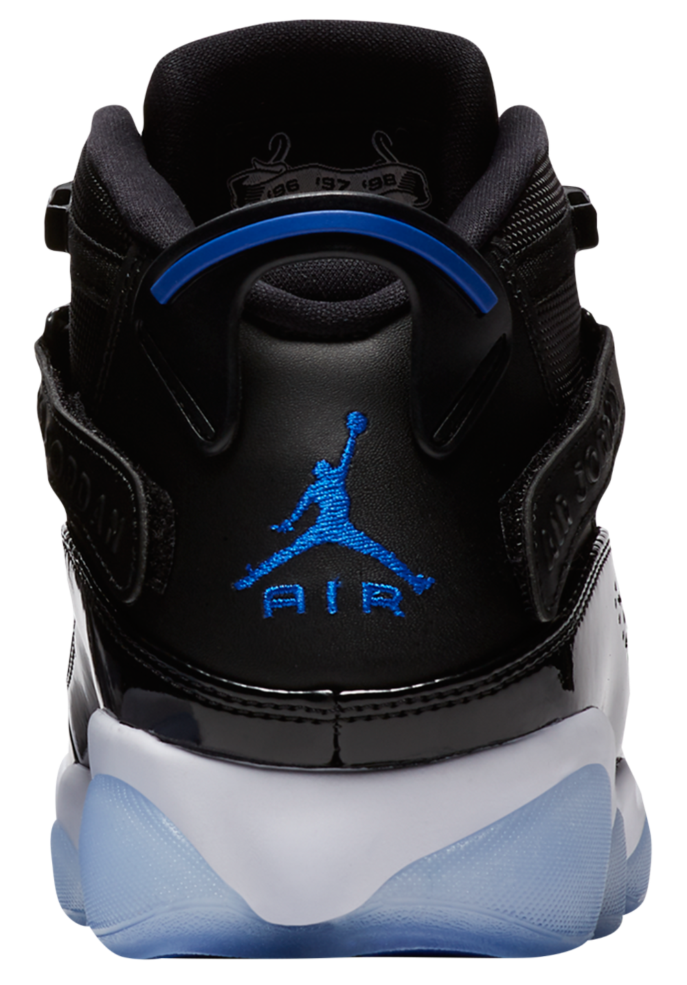 Jordan 6 Rings - Men's — Black/Hyper Royal/White — view 2