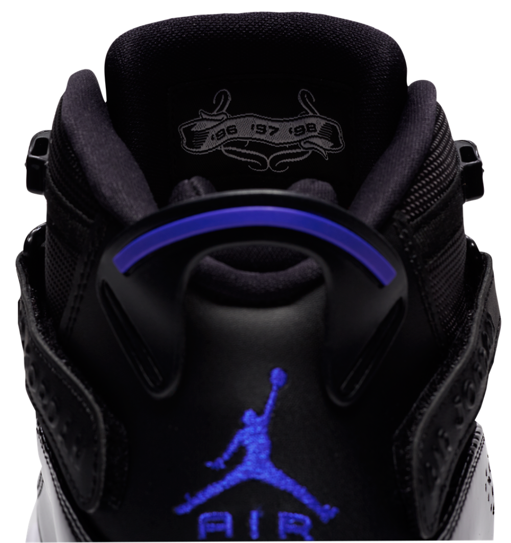 Jordan 6 Rings - Men's — Black/Hyper Royal/White — view 5