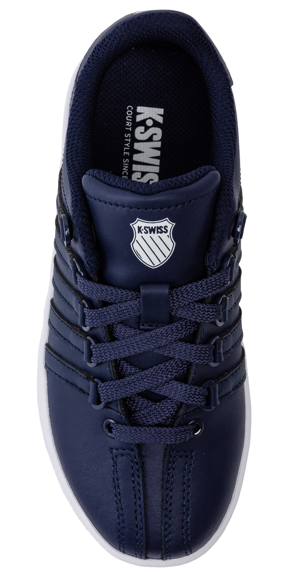 K-Swiss Classic VN - Boys' Toddler — Navy/White — view 4