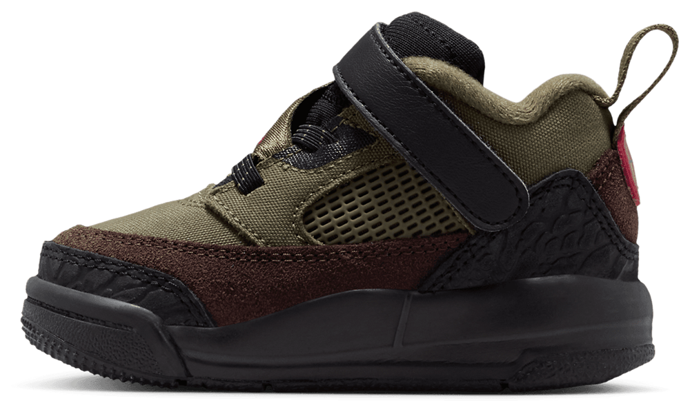 Jordan Spizike Low V2 - Boys' Toddler — Medium Olive/Black — view 2