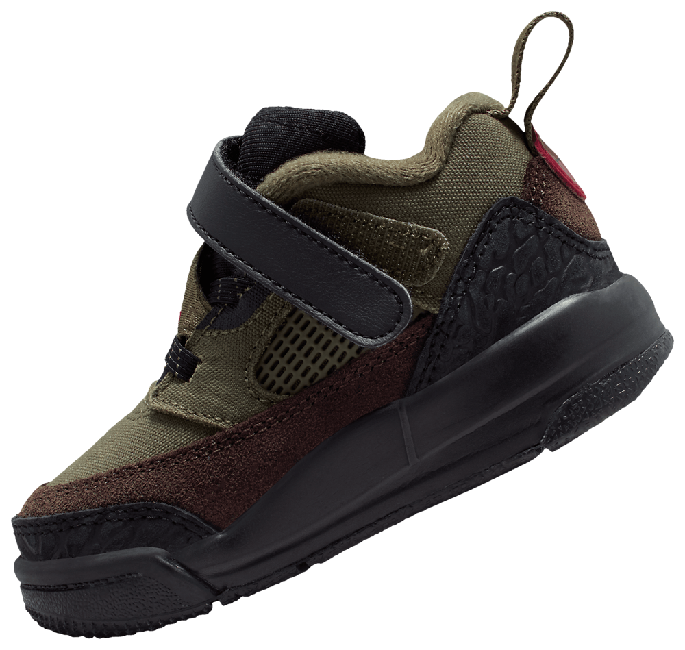 Jordan Spizike Low V2 - Boys' Toddler — Medium Olive/Black — view 8