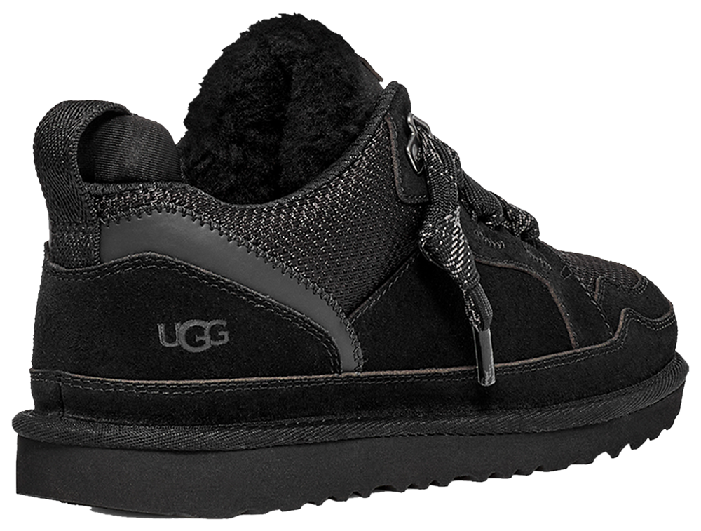 UGG Lowmel - Boys' Grade School — Black/Black — view 3