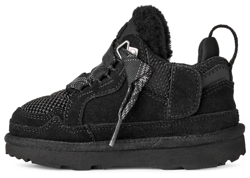 UGG Lowmel - Girls' Toddler — Black/Black — view 2
