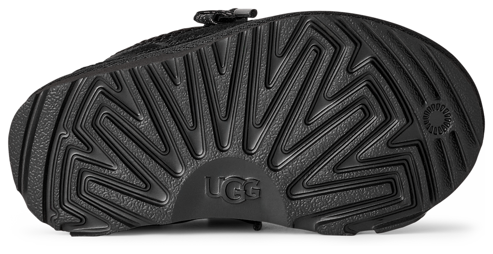 UGG Lowmel - Girls' Toddler — Black/Black — view 5