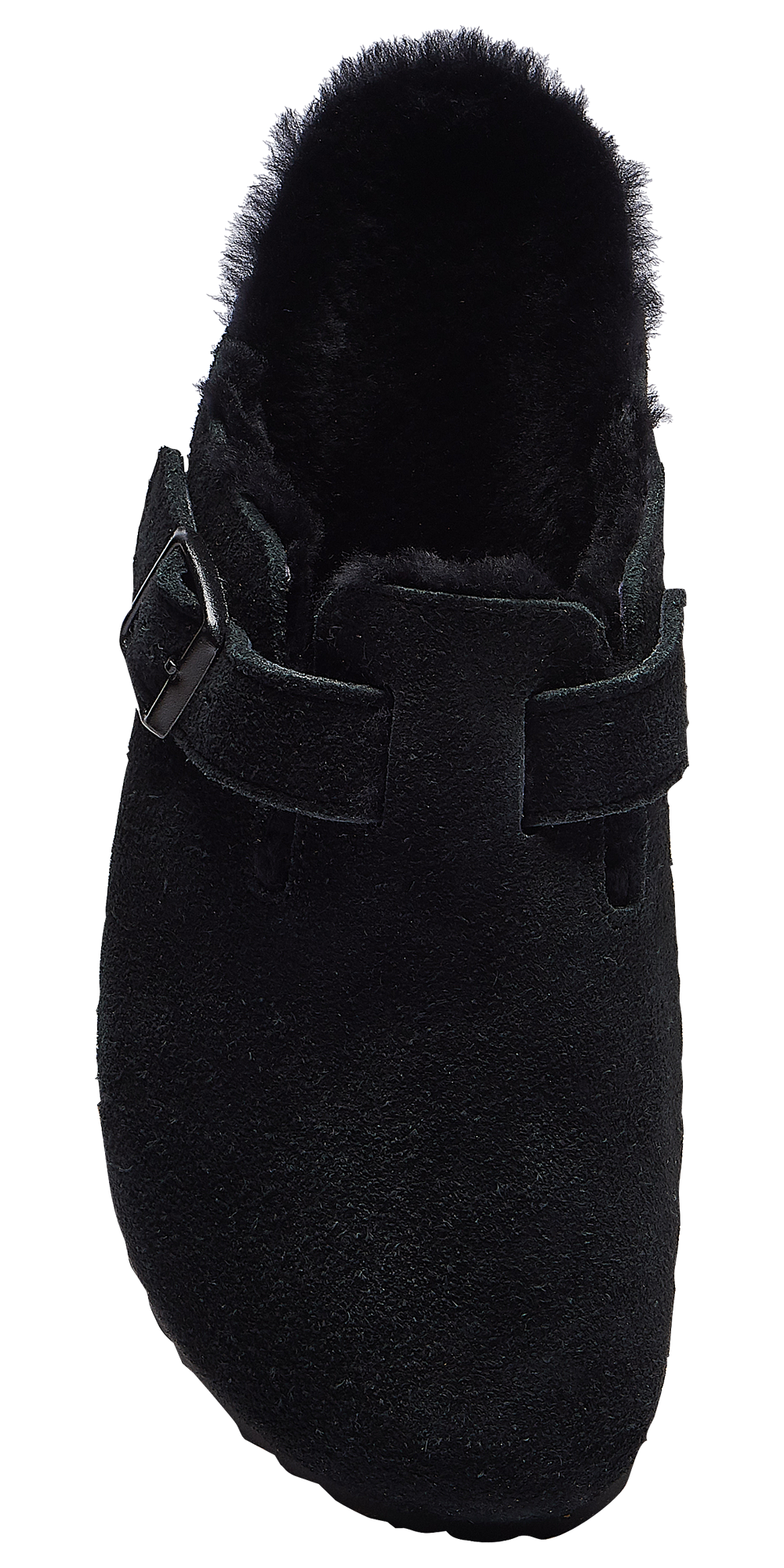 Birkenstock Boston Shearling - Women's — Black/Black — view 2