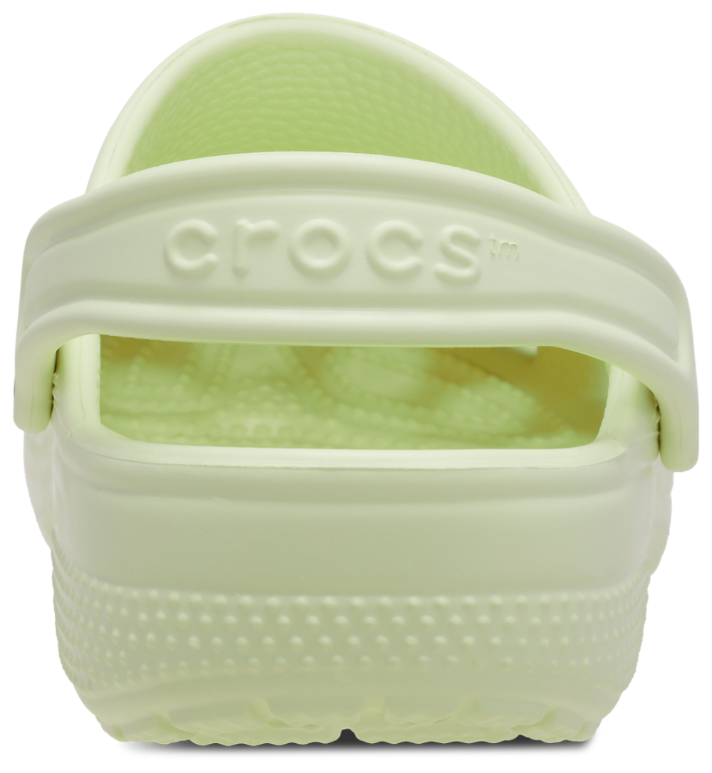 Crocs Classic Clogs - Girls' Toddler — Frothy Green/Green — view 2