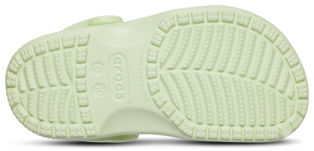 Crocs Classic Clogs - Girls' Toddler — Frothy Green/Green — view 4