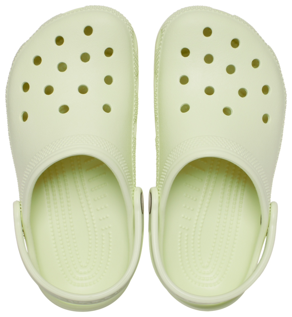 Crocs Classic Clogs - Girls' Grade School — Frothy Green/Green — view 3