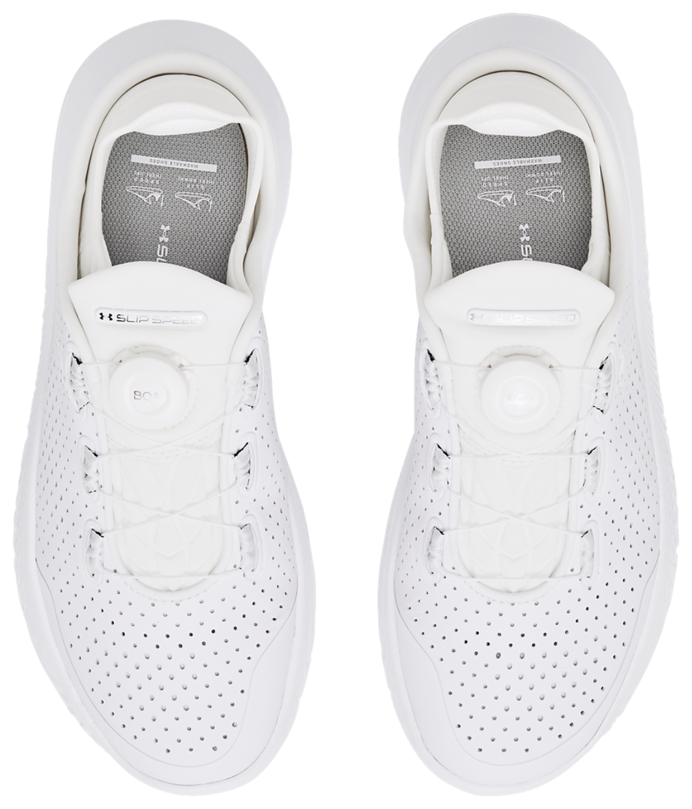 Under Armour Slipspeed Trainer - Men's — White/White/White — view 6