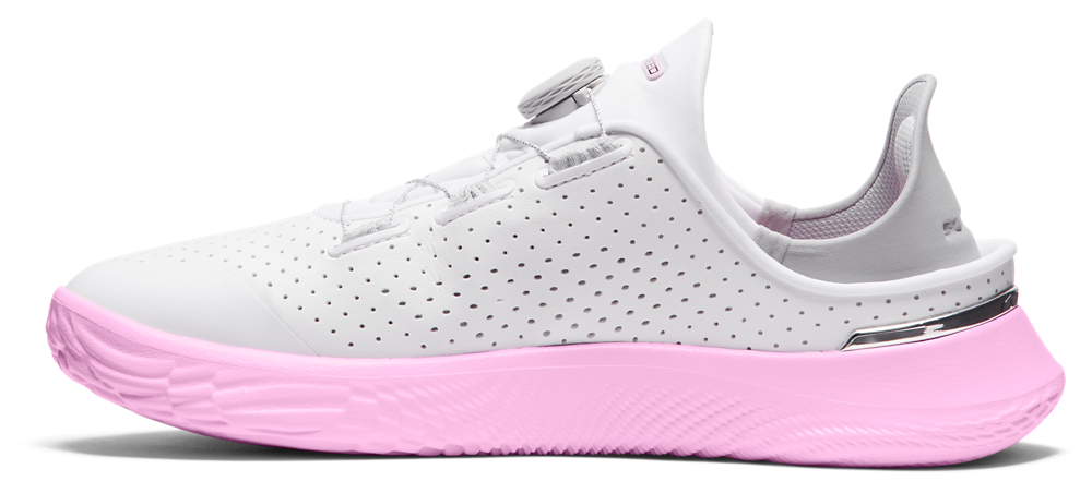 Under Armour Slipspeed Trainer - Men's — White/Stellar Pink/Metallic Silver — view 2
