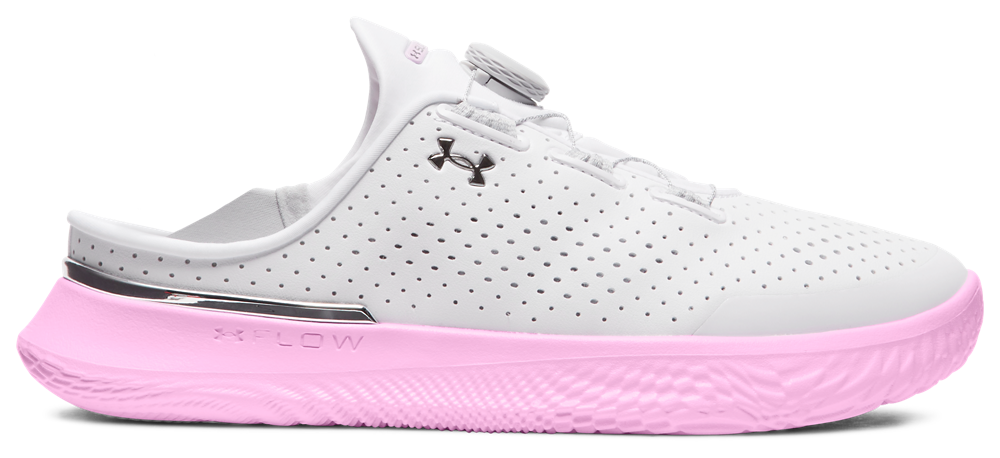 Under Armour Slipspeed Trainer - Men's — White/Stellar Pink/Metallic Silver — view 3