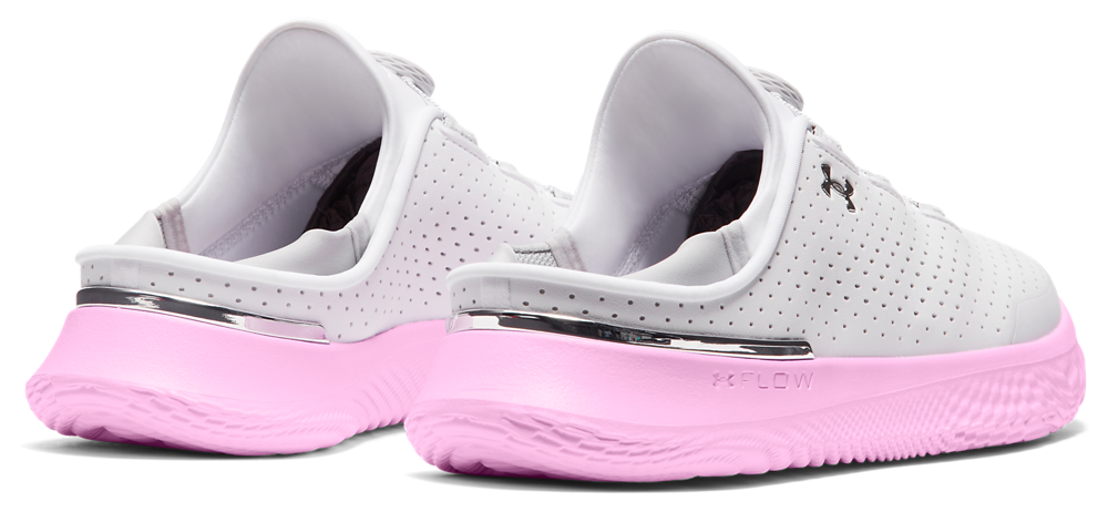 Under Armour Slipspeed Trainer - Men's — White/Stellar Pink/Metallic Silver — view 4