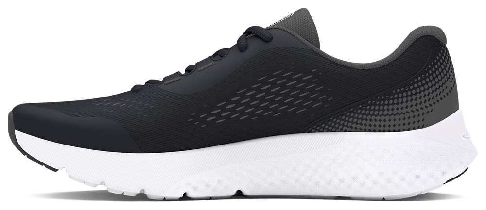 Under Armour Charged Rogue 4 - Boys' Grade School — Black/Castlerock/White — view 2