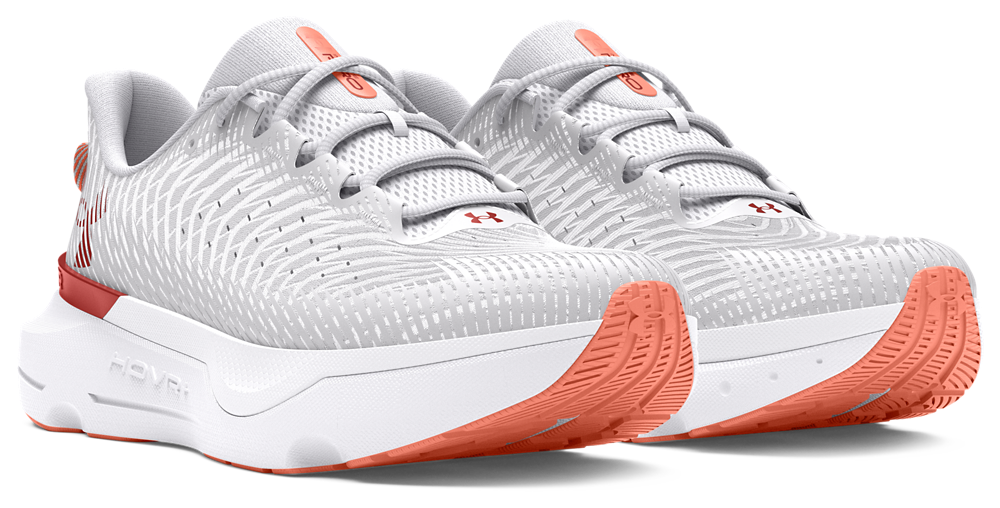 Under Armour Infinite Pro - Men's — White/Halo Grey/Earthen Orange — view 3