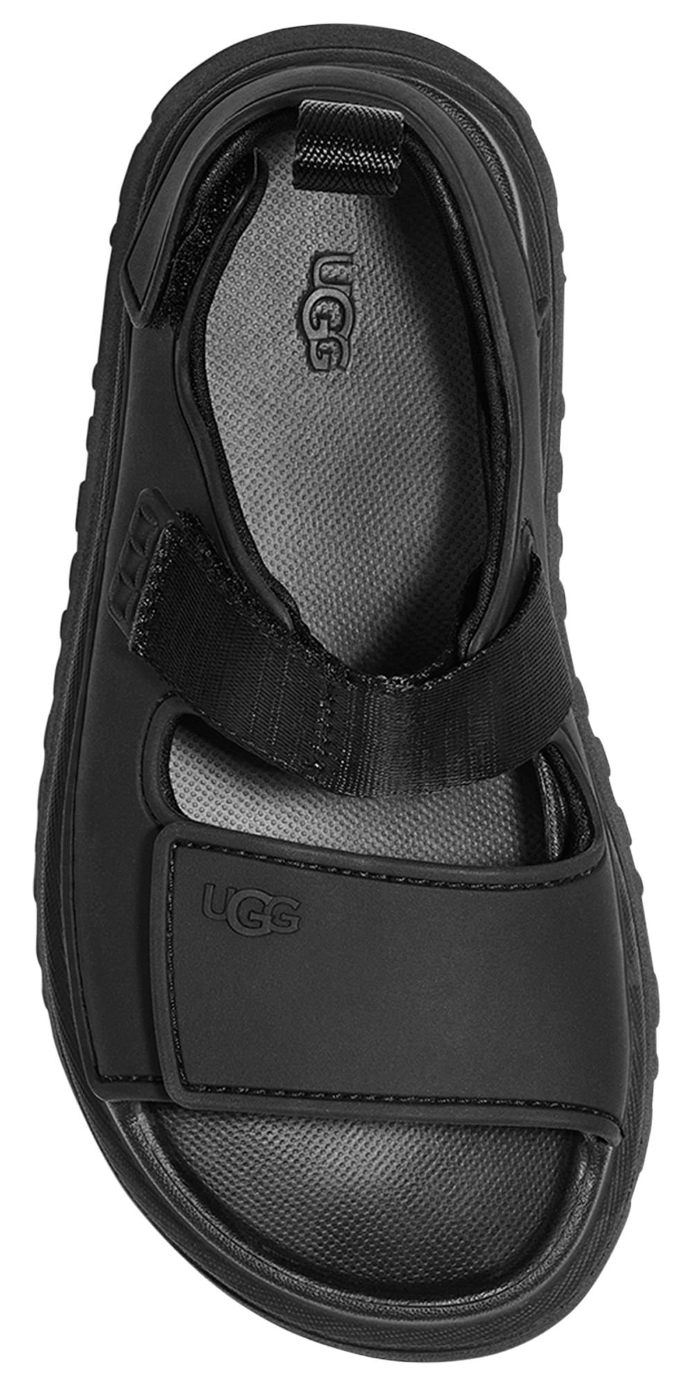 UGG Golden Glow Sandals - Girls' Grade School — Black/Black — view 4