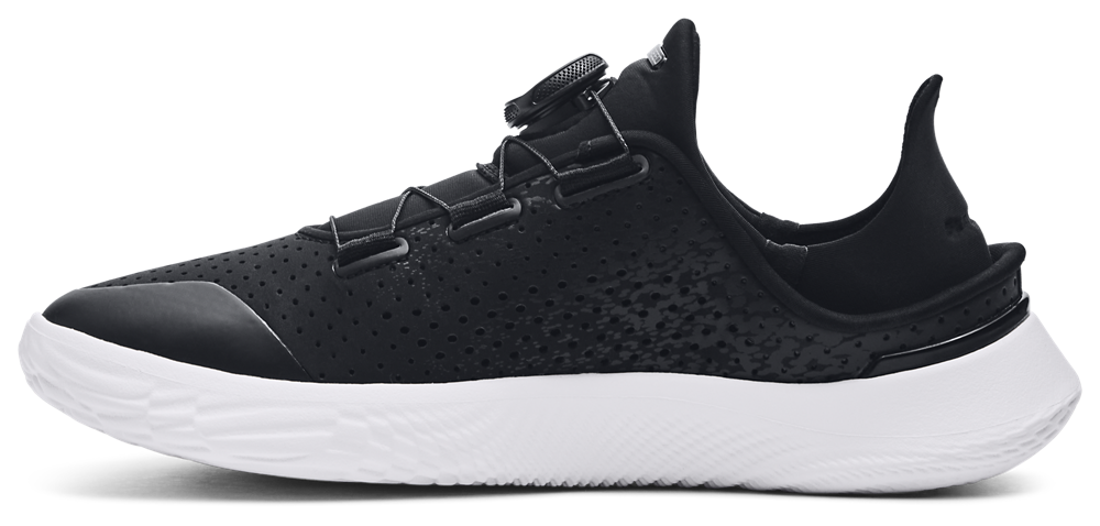 Under Armour Slipspeed - Boys' Grade School — Black/White — view 2