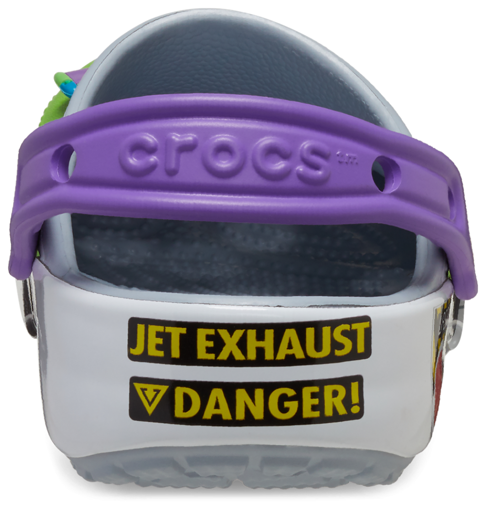 Crocs Toy Story Buzz Classic Clogs - Boys' Toddler — Green/Purple — view 3