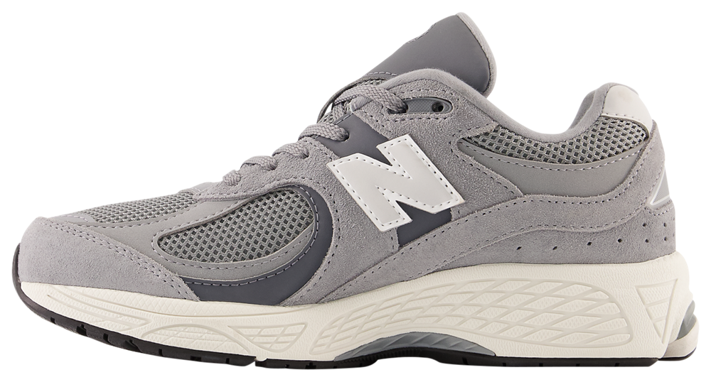 New Balance 2002R - Boys' Grade School — Steel/White — view 2
