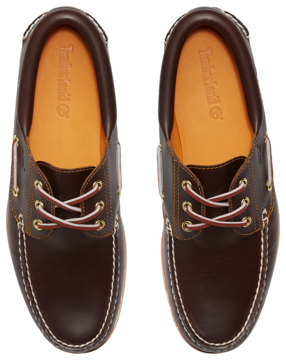 Timberland Authentics 3-Eye Boat Shoe - Men's — Brown — view 4