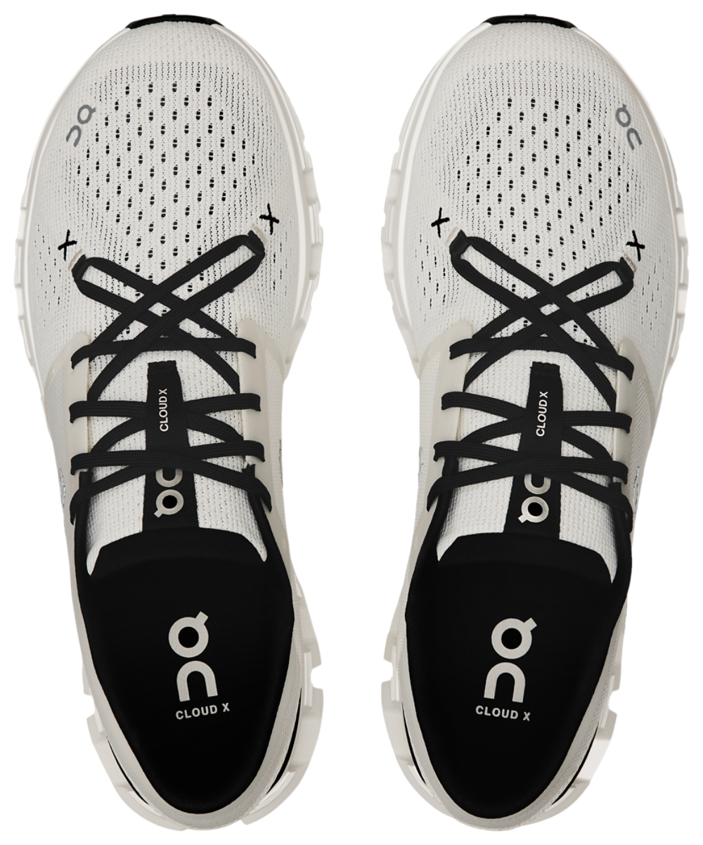 On Cloud X 4 - Men's — Black/White — view 4