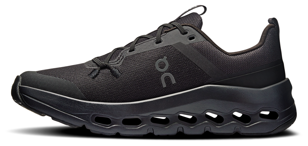 On Cloudleap - Boys' Grade School — Black/Black — view 2