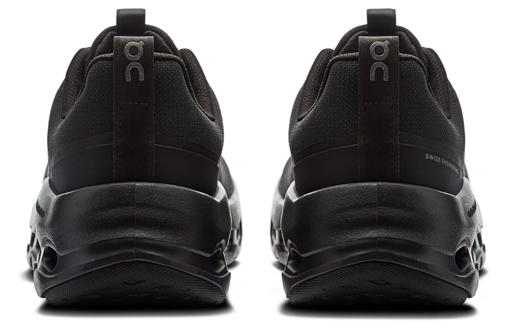 On Cloudleap - Boys' Grade School — Black/Black — view 3