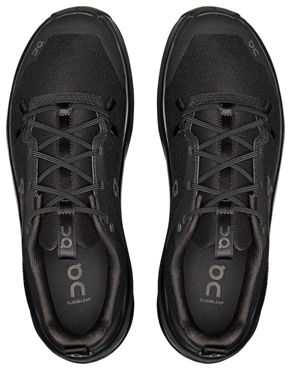 On Cloudleap - Boys' Grade School — Black/Black — view 4