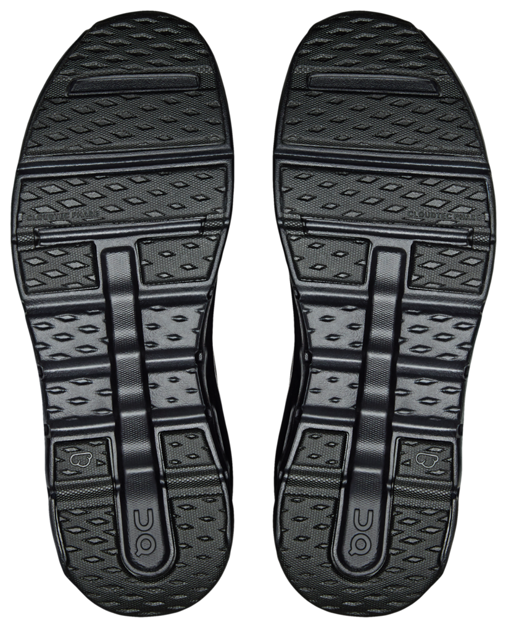 On Cloudleap - Boys' Grade School — Black/Black — view 5