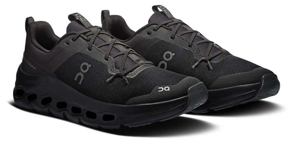 On Cloudleap - Boys' Grade School — Black/Black — view 6