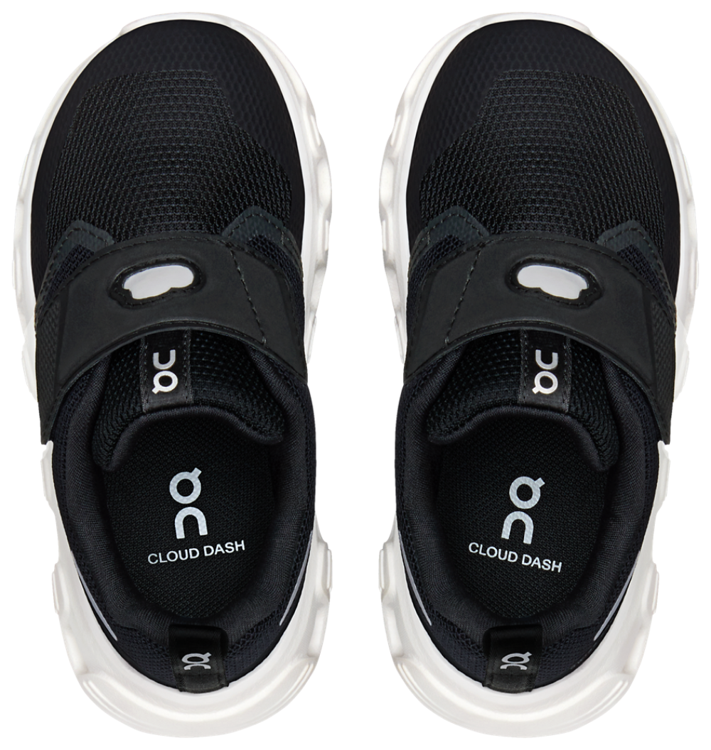 On Cloud Dash - Boys' Toddler — Black/White — view 4
