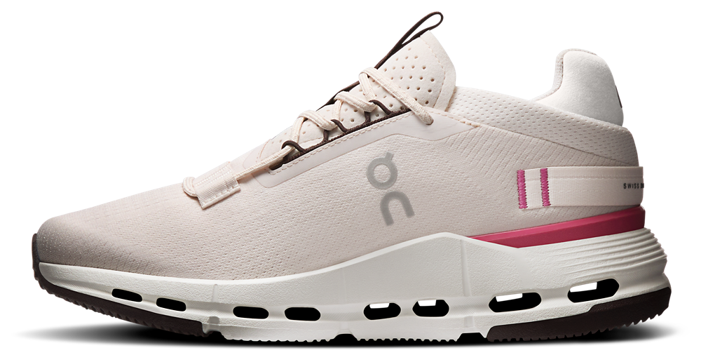 On Cloudnova 2 - Women's — Black/Pink/White — view 2
