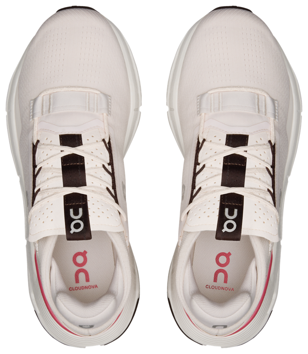 On Cloudnova 2 - Women's — Black/Pink/White — view 4