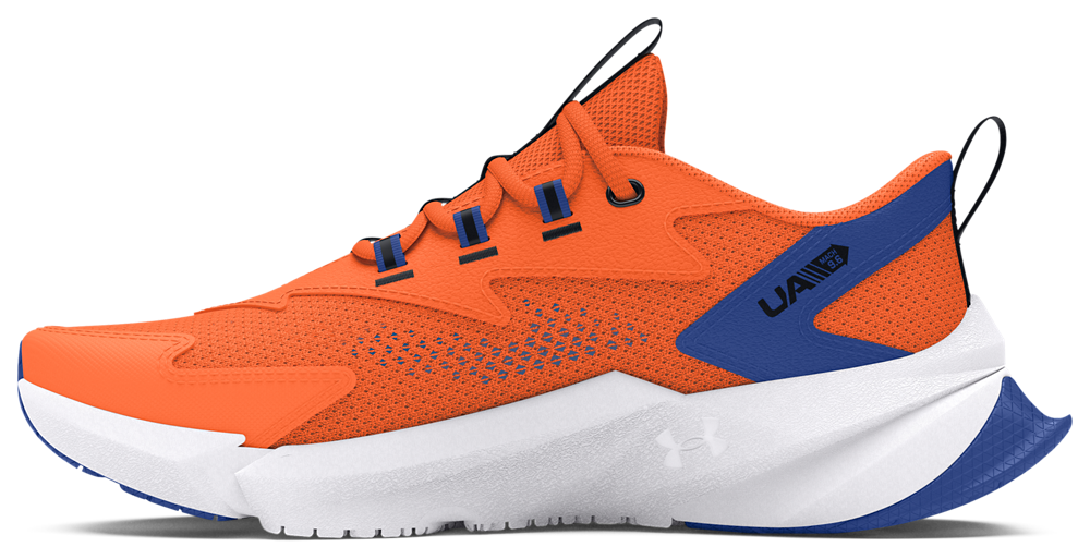 Under Armour Scramjet 6 - Boys' Grade School — Orange Blast/Tech Blue/Orange Blast — view 2