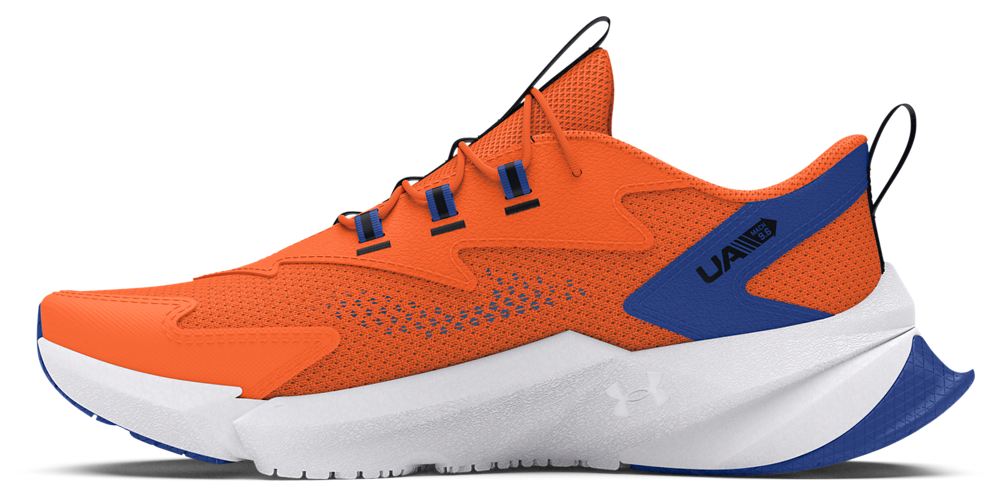 Under Armour Scramjet 6 AL - Boys' Preschool — Orange Blast/Tech Blue/Orange Blast — view 2