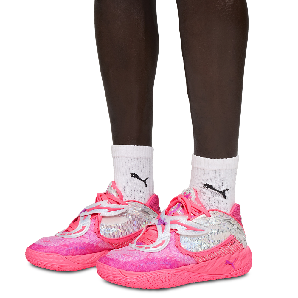 PUMA MB.05 World Tour - Men's — Pure Magenta/Sun Struck — view 8