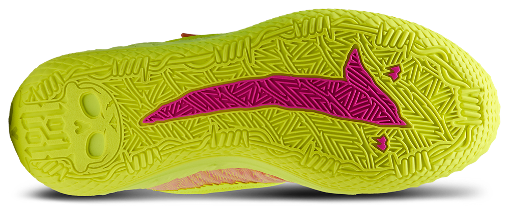 PUMA MB.05 Rick & Morty - Men's — Electric Peppermint/Rickie Orange/Blue — view 5
