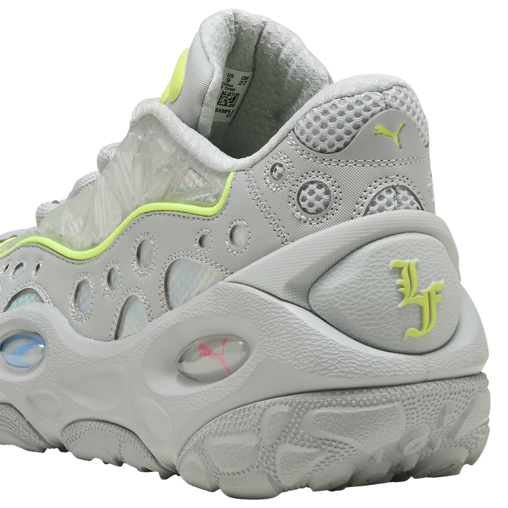 PUMA LaFrance RNR Solar - Men's — Gray/Volt/Blue — view 3