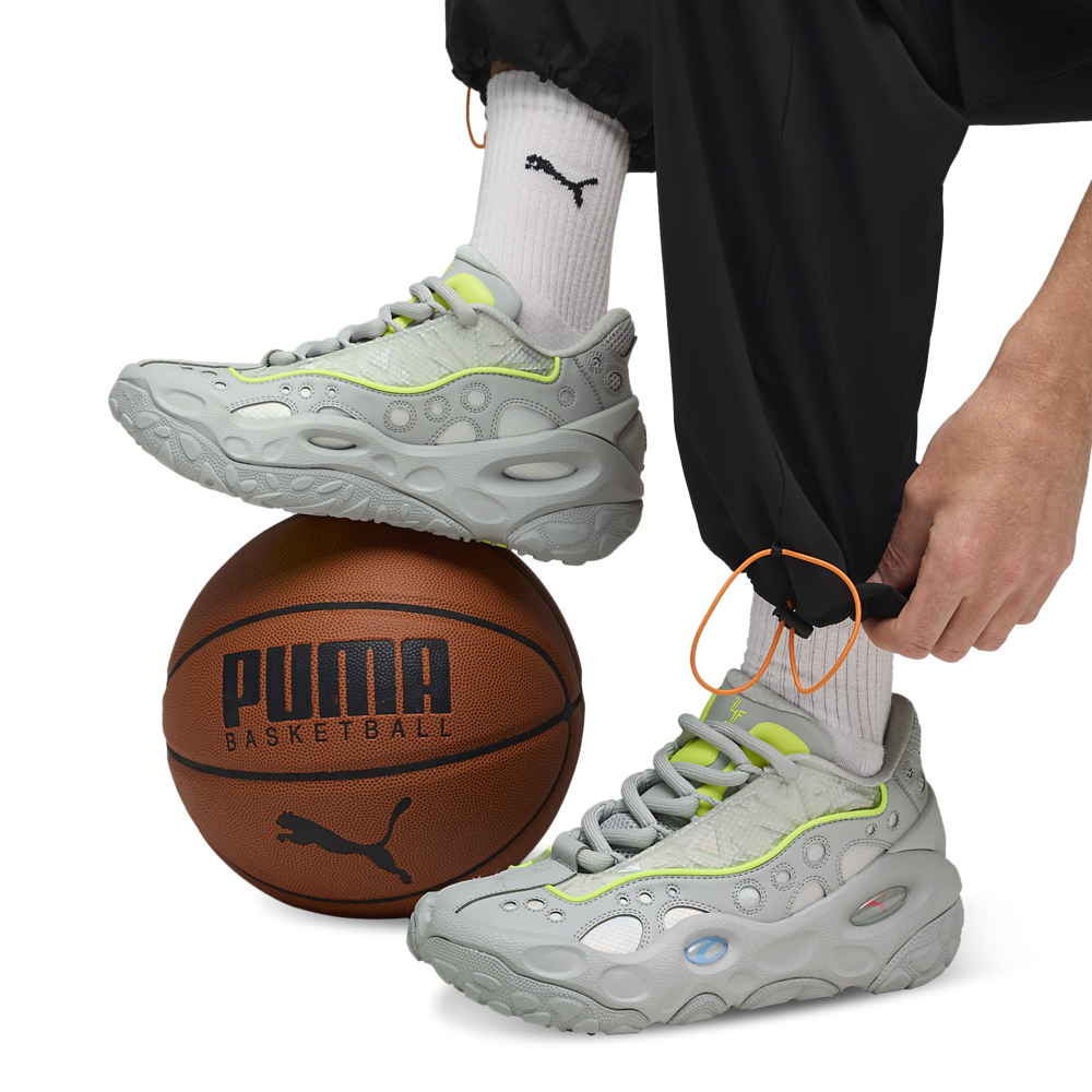 PUMA LaFrance RNR Solar - Men's — Gray/Volt/Blue — view 8