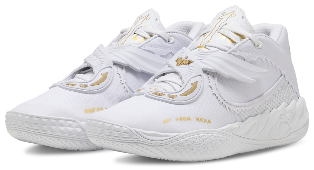 PUMA MB.05 - Men's — White/Gold — view 6