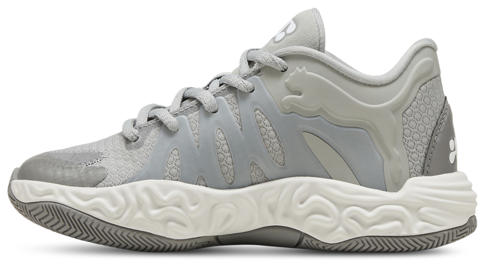 PUMA Hali 1 - Boys' Preschool — Grey Echo/Feather Grey — view 2