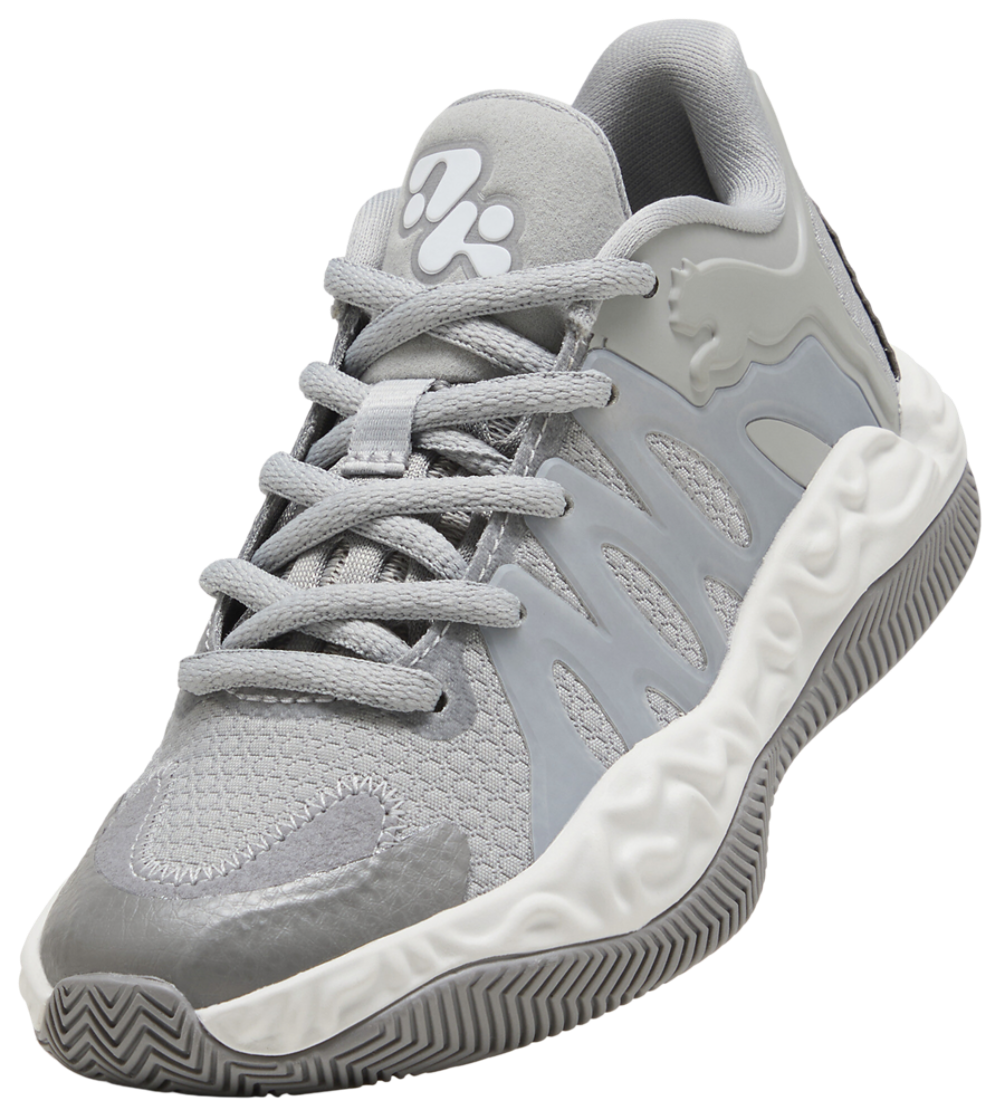PUMA Hali 1 - Boys' Preschool — Grey Echo/Feather Grey — view 7