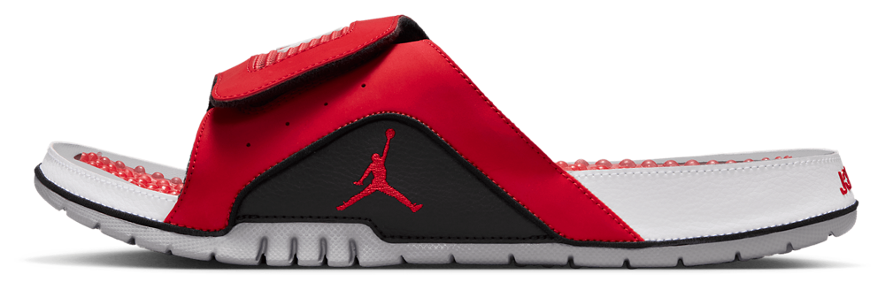 Jordan Retro 4 Hydro - Men's — Fire Red/White/Black — view 2