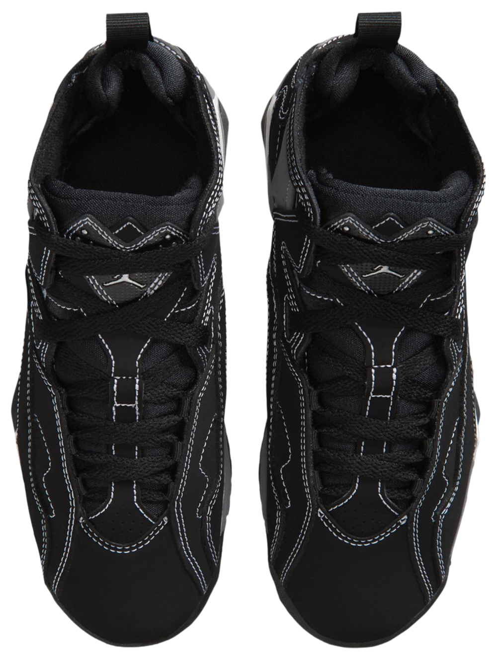 Jordan True Flight - Boys' Grade School — Black/Silver — view 4